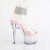 Pleaser ADORE-791-2RS Sandali Con Plateau Trasparente Strass Rosa Trasparente EU-40 / US-10