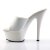 Pleaser Mules KISS-201 Vernice Bianco/Bianco EU-42 / US-12
