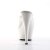 Pleaser Mules KISS-201 Vernice Bianco/Bianco EU-37 / US-7