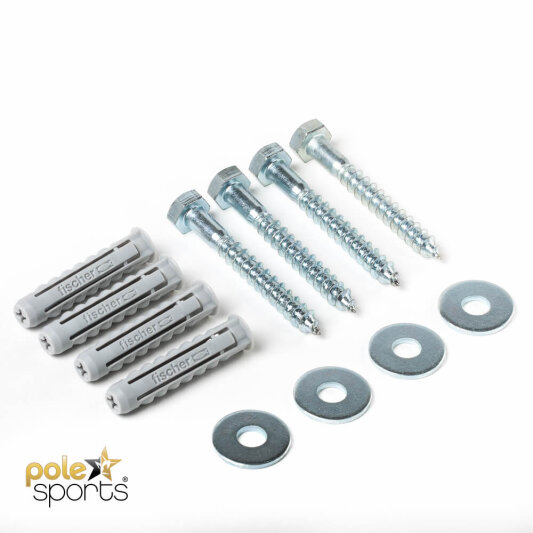Kit di Montaggio per Cemento per Supporto a Soffitto X-Pole Ball Mount