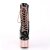 Pleaser ADORE-1020 Stivaletti - Vernice Nero/Dorato Rosa Cromato EU-35 / US-5