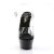 Pleaser Sandali KISS-208 Trasparente Nero EU-35 / US-5