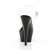 Pleaser Sandali KISS-208 Trasparente Nero EU-37 / US-7