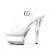 Pleaser Sandali KISS-208 Trasparente/Trasparente EU-37 / US-7