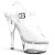 Pleaser Sandali KISS-208LS Trasparente/Trasparente EU-35 / US-5