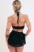 Lunalae Shorts Sarah Diamante Nero XL