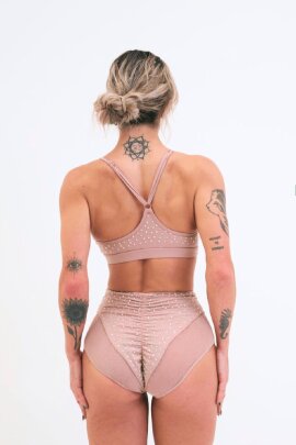 Lunalae Top Roxie Diamante Taupe S