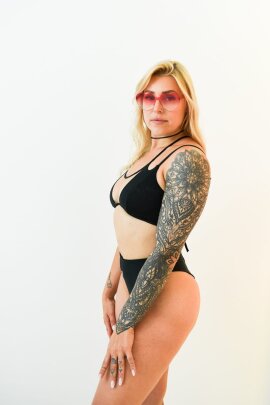 Pole Addict Top Goddess Nero XL Goddess (vollere Oberweite)