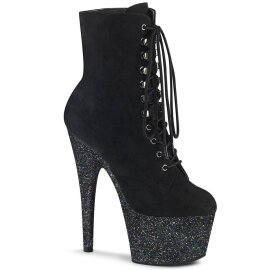 Pleaser ADORE-1020FSMG Stivaletti con Plateau Camoscio...