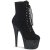 Pleaser ADORE-1020FSMG Stivaletti con Plateau Camoscio Sintetico Glitter Nero EU-42 / US-12