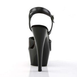 Pleaser Sandali KISS-209 Pelle Nero/Nero EU-42 / US-12