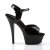 Pleaser Sandali KISS-209 Vernice Nero/Nero EU-35 / US-5
