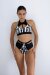 Oksa Wear Top Jadore Black-White