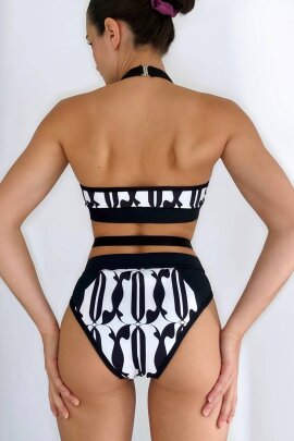 Oksa Wear Top Jadore Black-White S
