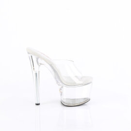 Pleaser PASSION-701 Mules Con Plateau Trasparente EU-41 / US-11