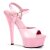 Pleaser Sandali KISS-209 Vernice Rossa Baby/Rosa Baby EU-37 / US-7