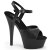 Pleaser Sandali KISS-209 Similpelle Nero/Nero Opaco EU-35 / US-5