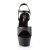 Pleaser Sandali KISS-209 Similpelle Nero/Nero Opaco EU-35 / US-5