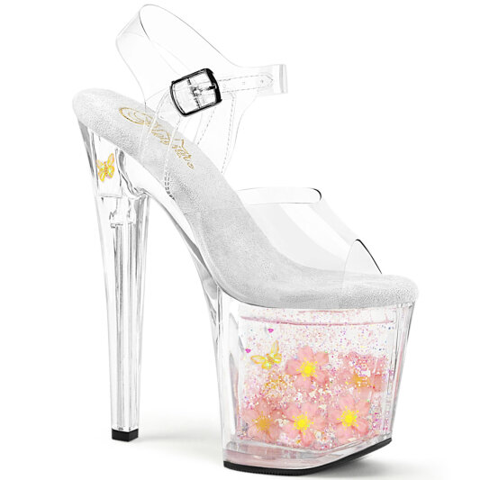 Pleaser ENCHANT-708AQUA-01 Sandali Con Plateau Trasparente EU-38 / US-8