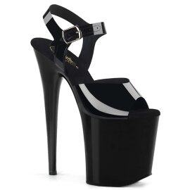 Pleaser Sandali FLAMINGO-808N TPU Nero (Effetto Gelatina)/Nero EU-40 / US-10