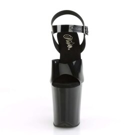 Pleaser Sandali FLAMINGO-808N TPU Nero (Effetto Gelatina)/Nero EU-40 / US-10