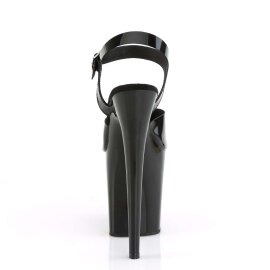 Pleaser Sandali FLAMINGO-808N TPU Nero (Effetto Gelatina)/Nero EU-40 / US-10