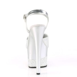 Pleaser Sandali ADORE-709-2G Argento Multi Glitter EU-38 / US-8