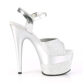 Pleaser Sandali ADORE-709-2G Argento Multi Glitter EU-38 / US-8
