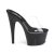 Pleaser Mules ADORE-701 Trasparente/Nero EU-39 / US-9