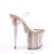 Pleaser Sandali FLAMINGO-808G Trasparente/Dorato Rosa Glitter EU-42 / US-12