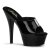 Pleaser Sandali KISS-201 Vernice Nero/Nero EU-38 / US-8