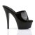 Pleaser Sandali KISS-201 Vernice Nero/Nero EU-38 / US-8