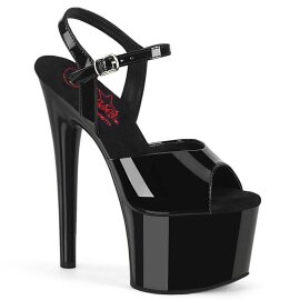 Pleaser PASSION-709 Sandali con Plateau Vernice Nero...