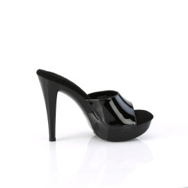 Fabulicious COCKTAIL-501 Mules Con Plateau Nero EU-39 / US-9