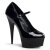 Pleaser Sandali DELIGHT-687 Vernice Nero/Nero EU-42 / US-12