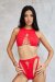 Lunalae Top Rhea Rosso