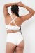 Lunalae Missy Shorts a Vita Alta Bianco B-Stock