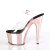 Pleaser Sandali ADORE-708 Trasparente/Dorato Rosa Cromato EU-36 / US-6