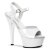 Pleaser Sandali KISS-209 Vernice Bianco/Bianco EU-35 / US-5
