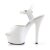 Pleaser Sandali KISS-209 Vernice Bianco/Bianco EU-35 / US-5