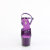 Pleaser ADORE-709GP Sandali Con Plateau Vernice Glitter Dunkles Viola EU-42 / US-12