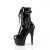 Pleaser ADORE-1043 Stivaletti con Plateau Vernice Nero EU-40 / US-10