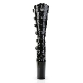 Pleaser INFINITY-2049 Stivali Vernice Nero/Nero EU-39 /...