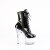 Pleaser ADORE-1020 Stivaletti Con Plateau Vernice Trasparente Nero EU-44 / US-14