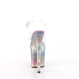 Pleaser FLAMINGO-808NEB Sandali Con Plateau Trasparente Metallizzato Viola EU-37 / US-7