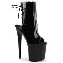 Pleaser FLAMINGO-1018 Stivaletti - Vernice Nero/Nero...