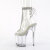 Pleaser FLAMINGO-1018C-2RS Stivaletti Con Plateau Trasparente Strass Trasparente EU-41 / US-11