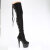 Pleaser ADORE-3063 Stivali Sopra Il Ginocchio Con Plateau Nero EU-43 / US-13