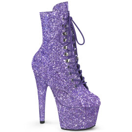 Pleaser ADORE-1020GWR Stivaletti Con Plateau Glitter...