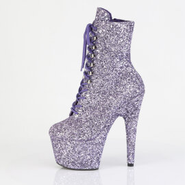 Pleaser ADORE-1020GWR Stivaletti Con Plateau Glitter Viola EU-39 / US-9